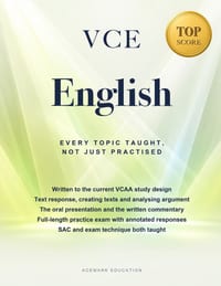 VCE English: Every Topic Taught, Not Just Practised cover