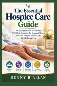 The Essential Hospice Care Guide: A Complete Guide to Comfort, Symptom Support, the Stages of Dying, Medicare Hospice Benefits, and Family Caregiving cover