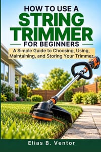 How To Use A String Trimmer For Beginners: A Simple Guide to Choosing, Using, Maintaining, and Storing Your Trimmer cover