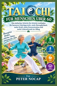 Tai Chi Für Senioren über 60: Eine einfache Schritt-für-Schritt-Anleitung für besseres Gleichgewicht, leichtere Bewegungen und mehr Kraft im Alltag cover