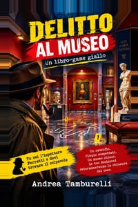 Delitto al Museo: Un'indagine interattiva tra le sale di un museo sigillato - Libro game giallo interattivo cover