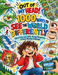 1000 Ways to See the World Differently: Optical Tricks, 1000 Big Ways to Think Differently, Real Facts, Questions & Answers, Visual Thinking & Brain-B cover