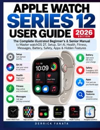 Apple Watch Series 12 User Guide: The Complete Illustrated Beginner's & Senior Manual to Master watchOS 27, Setup, Siri AI, Health, Fitness, Messages, cover