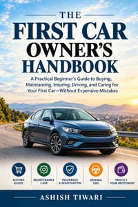 The First Car Owner's Handbook: A Practical Beginner's Guide to Buying, Maintaining, Insuring, Driving, and Caring for Your First Car-Without Expensiv cover