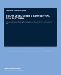 Board-Level Cyber & Geopolitical Risk Playbook: Executive Decision-Making for AI, Cyberwar, Supply Chains and Systemic Risk cover