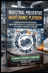 Industrial Preventive Maintenance Playbook: Standard Operating Procedures, Inspection Checklists & Scheduling Strategies to Eliminate Equipment Downti cover