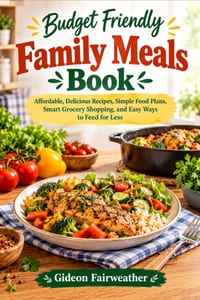 Budget Friendly Family Meals Book: Affordable, Delicious Recipes, Simple Food Plans, Smart Grocery Shopping, and Easy Ways to Feed for Less cover