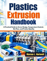 Plastics Extrusion Handbook: A Practical Guide to Screw Design, Temperature Control, Die Flow, and Product Quality cover