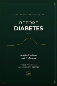 Before Diabetes: Insulin Resistance and Prediabetes: The 12-Week Plan with Mexican Recipes cover