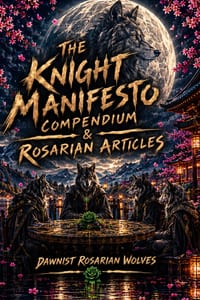 The Knight Manifesto Compendium & Rosarian Articles: Dawnist Rosarian Wolves cover