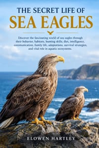 The Secret Life of Sea Eagles: Discover the fascinating world of sea eagles through their behavior, habitats, hunting skills, diet, intelligence, comm cover