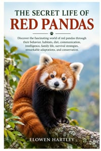 The Secret Life of Red Pandas: Discover the fascinating world of red pandas through their behavior, habitats, diet, communication, intelligence, famil cover