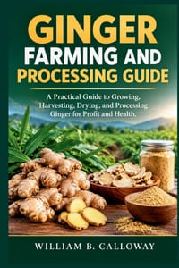 Ginger Farming and Processing Guide: A Practical Guide to Growing, Harvesting, Drying, and Processing Ginger for Profit and Health cover