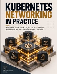 Kubernetes Networking in Practice: A Complete Guide to CNI Plugins, Services, Ingress, Network Policies, and Cilium for DevOps Engineers cover