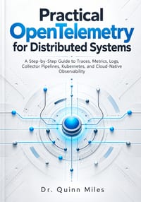 Practical OpenTelemetry for Distributed Systems: A Step-by-Step Guide to Traces, Metrics, Logs, Collector Pipelines, Kubernetes, and Cloud-Native Obse cover
