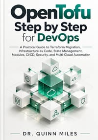OpenTofu Step by Step for DevOps: A Practical Guide to Terraform Migration, Infrastructure as Code, State Management, Modules, CI/CD, Security, and Mu cover