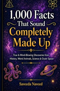 1,000 Facts That Sound Completely Made Up: True & Mind-Blowing Discoveries from History, Weird Animals, Science & Outer Space cover