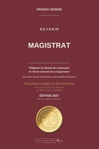 Devenir Magistrat: Préparer et réussir les concours de l'École nationale de la magistrature cover