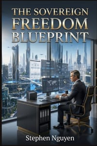The Sovereign Freedom Blueprint: An Engineer's Guide to Automated Digital Product Hubs and Passive Family Legacies cover