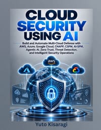 Cloud Security Using AI: Build and Automate Multi-Cloud Defense with AWS, Azure, Google Cloud, CNAPP, CSPM, AI-SPM, Agentic AI, Zero Trust, Threat Det cover