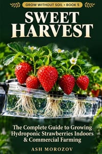 Sweet Harvest: The Complete Guide to Growing Hydroponic Strawberries Indoors & Commercial Farming cover