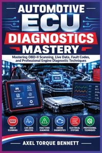 Automotive ECU Diagnostics Mastery: Mastering OBD-II Scanning, Live Data, Fault Codes, and Professional Engine Diagnostic Techniques cover