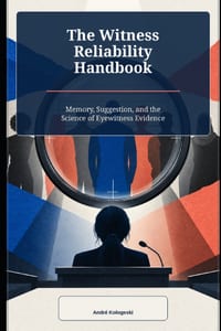 The Witness Reliability Handbook: Memory, Suggestion, and the Science of Eyewitness Evidence cover