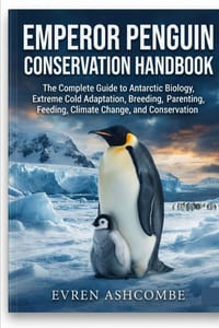 Emperor Penguin Conservation Handbook: The Complete Guide to Antarctic Biology, Extreme Cold Adaptation, Breeding, Parenting, Feeding, Climate Change, cover