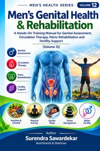 Men's Genital Health & Rehabilitation (Volume 12): A Hands-On Training Manual for Genital Assessment, Circulation Therapy, Pelvic Rehabilitation and F cover