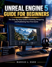 Unreal Engine 5 Guide For Beginners: The Step-By-Step Guide to Building, Designing, and Publishing Your First Game cover