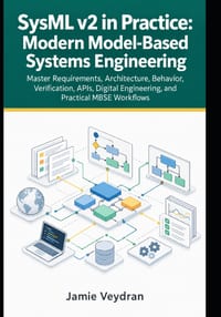 SysML v2 in Practice: Modern Model-Based Systems Engineering: Master Requirements, Architecture, Behavior, Verification, APIs, Digital Engineering, an cover