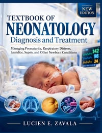 TEXTBOOK OF NEONATOLOGY Diagnosis and Treatment: Managing Prematurity, Respiratory Distress, Jaundice, Sepsis, and Other Newborn Conditions cover