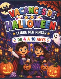 Vacances de Halloween: llibre per pintar cover