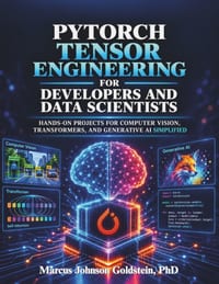 PyTorch Tensor Engineering for Developers and Data Scientists: Hands-On Projects for Computer Vision, Transformers, and Generative AI Simplified cover