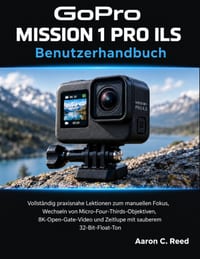 GoPro MISSION 1 PRO ILS Benutzerhandbuch: Vollständig praxisnahe Lektionen zum manuellen Fokus, Wechseln von Micro-Four-Thirds-Objektiven, 8K-Open-Gat cover
