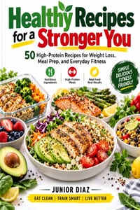 Healthy Recipes for a Stronger You: 50 High-Protein Recipes for Weight Loss, Meal Prep, and Everyday Fitness cover