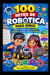 100 Retos de Robótica Para Niños: Juegos y desafíos para construir, programar y pensar como un inventor cover