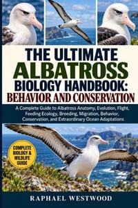 The Ultimate Albatross Biology Handbook: BEHAVIOR AND CONSERVATION: A Complete Guide to Albatross Anatomy, Evolution, Flight, Feeding Ecology, Breedin cover