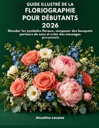 Guide illustré de la floriographie pour débutants: Décoder le langage secret des fleurs et composer des bouquets porteurs de sens cover