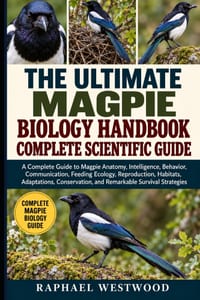 The Ultimate Magpie Biology Handbook: COMPLETE SCIENTIFIC GUIDE: A Complete Guide to Magpie Anatomy, Intelligence, Behavior, Communication, Feeding Ec cover