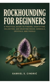 Rockhounding for Beginners: A Practical Guide to Finding, Identifying, Collecting, and Enjoying Rocks, Minerals, Crystals, and Fossils cover
