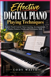 Effective Digital Piano Playing Techniques: Explore Touch Control, Voices, Layering, Accompaniment, Practice Features, Chords, and Performance Skills cover