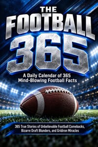 The Football 365: A Daily Calendar of 365 Mind-Blowing Football Facts: 365 True Stories of Unbelievable Football Comebacks, Bizarre Draft Blunders, an cover