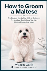 How to Groom a Maltese: The Complete Step-by-Step Guide for Beginners: At-Home Coat Care, Haircuts, Tear Stain Solutions & Professional Results cover