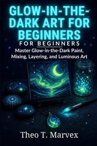 Glow-in-the-Dark Art For Beginners: Master Glow-in-the-Dark Paint, Mixing, Layering, and Luminous Art cover
