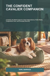 The Confident Cavalier Companion: A Gentle Life-Skills Guide for Calm Independence, Polite Walks, Cooperative Care, and Everyday Security cover