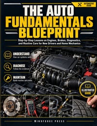 The Auto Fundamentals Blueprint: Step-by-Step Lessons on Engines, Brakes, Diagnostics, and Routine Care for New Drivers and Home Mechanics cover