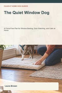 The Quiet Window Dog: A Force-Free Plan for Window Barking, Door Watching, and Calm at Home cover