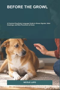 Before the Growl: A Practical Dog Body Language Guide to Stress Signals, Safer Greetings, and Bite Prevention at Home cover