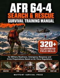 AFR 64-4 Search & Rescue Survival Training Manual: 320+ Illustrated Field Skills for Military Readiness, Emergency Response and Crisis Preparedness Ba cover